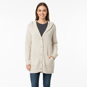 Merona Chenille Soft Chunky Stretchy Soft Button Down Cardigan Sweater Pockets